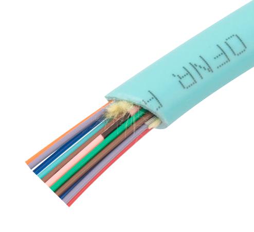 L-Com Fob-Mfd-24Fm4R-M Fibre Optic Cable, 24Fibre, Om4 Mm, Aqua