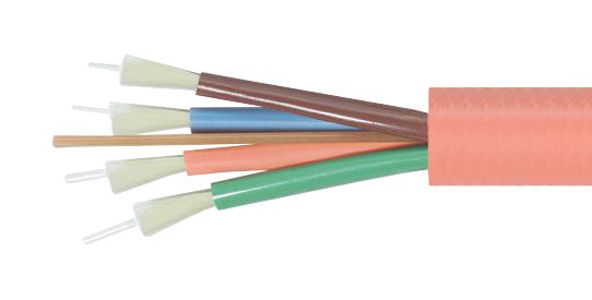 L-Com Fobom1Ib4-M Fibre Optic Cable, 4Fibre, 3.3'