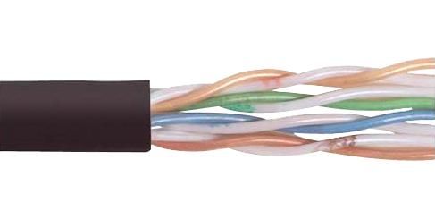 L-Com Tc8501 Cable, Network, C5E, 24Awg, 1000', Black