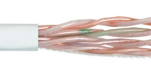 L-Com Tc8678 Cable, Network, C6, 23Awg, 1000', White