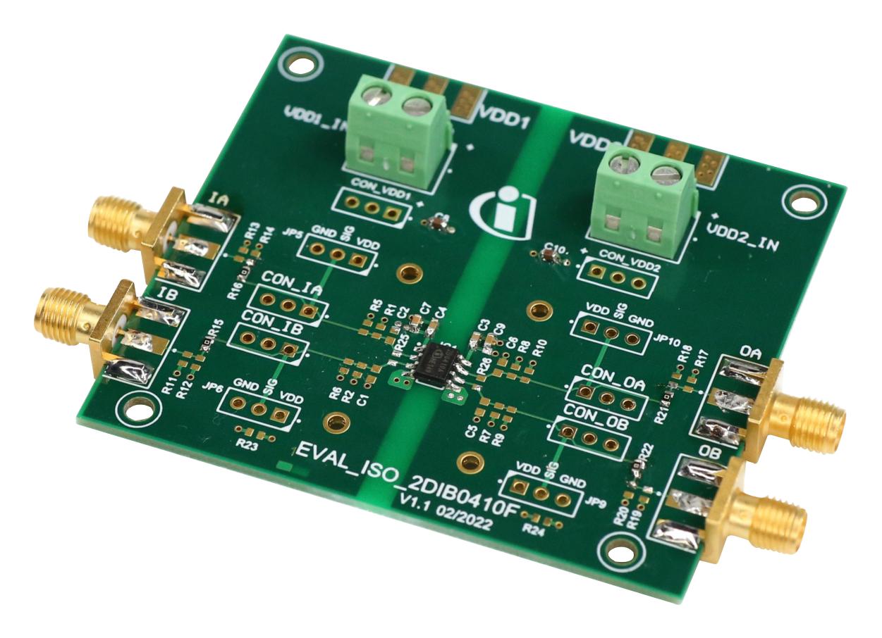 Infineon Evaliso2Dib0410Ftobo1 Eval Brd, Dual-Channel Digital Isolator