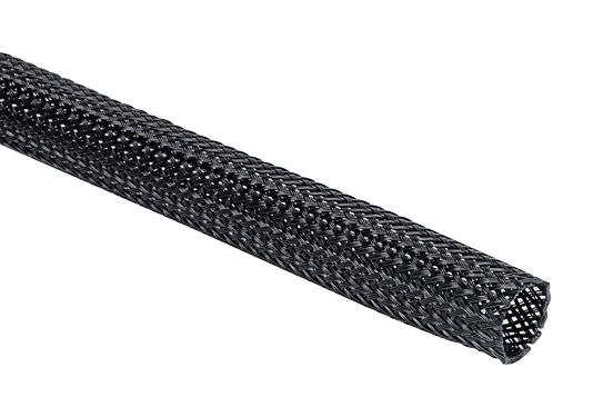 HellermannTyton 170-10800 Cable Sleeve, Braided, 5mm, Black