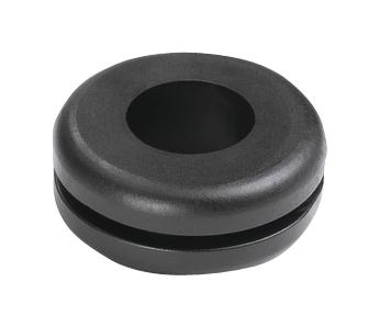 HellermannTyton 633-01010 Cable Grommet, Nylon 6.6, 19mm, Black