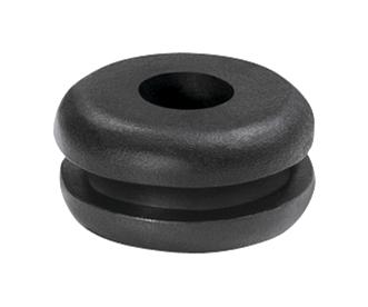 HellermannTyton 633-02090 Cable Grommet, Nylon 6.6, 9mm, Black