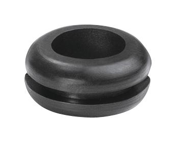 HellermannTyton 633-02150 Cable Grommet, Nylon 6.6, 8mm, Black