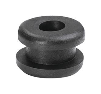 HellermannTyton 633-02180 Cable Grommet, Nylon 6.6, 10mm, Black