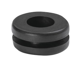 HellermannTyton 633-03030 Cable Grommet, Nylon 6.6, 11mm, Black