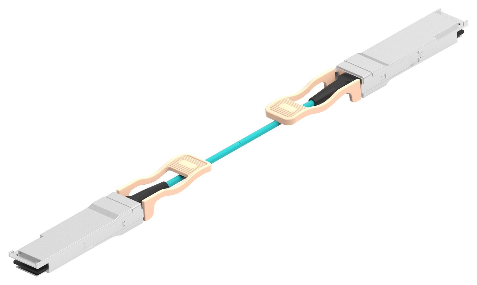 Te Connectivity 2368651-6 Cable Assy, Qsfp56 38 Pos Plug-Plug, 15M