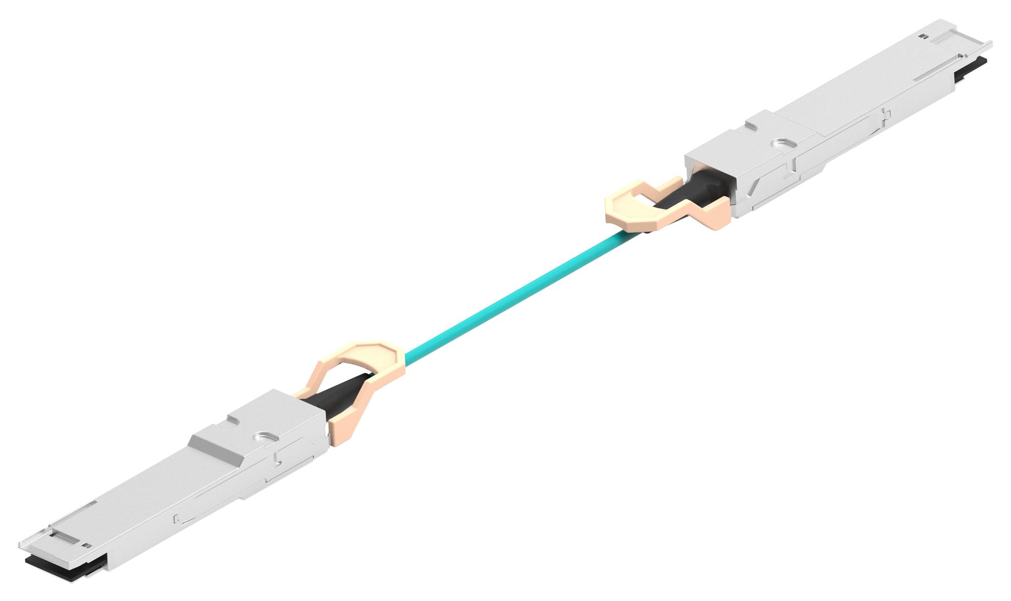 Te Connectivity 2368652-7 Cable Assy, Qsfp-Dd Plug-Plug, 20M