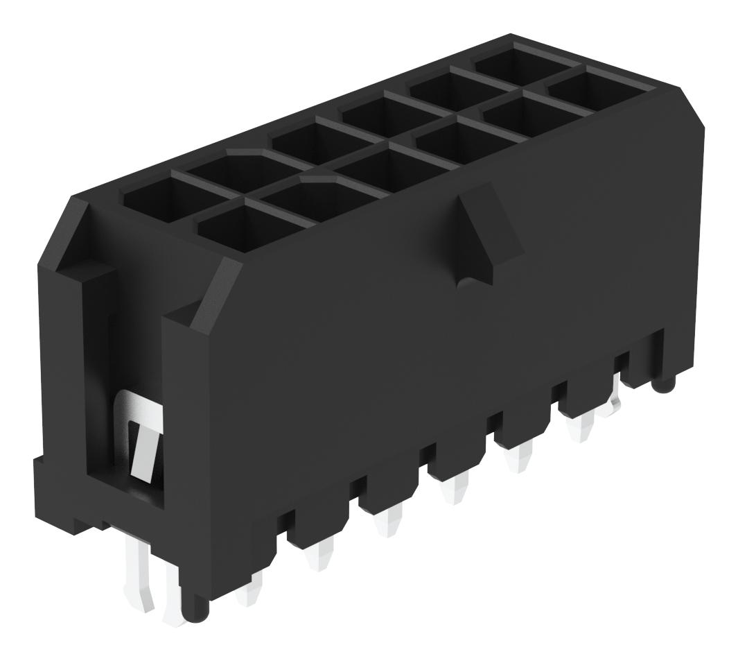 Amphenol Communications Solutions G88Mp121020Creu Connector, Header, 12Pos, 2Row, 3mm, Tht