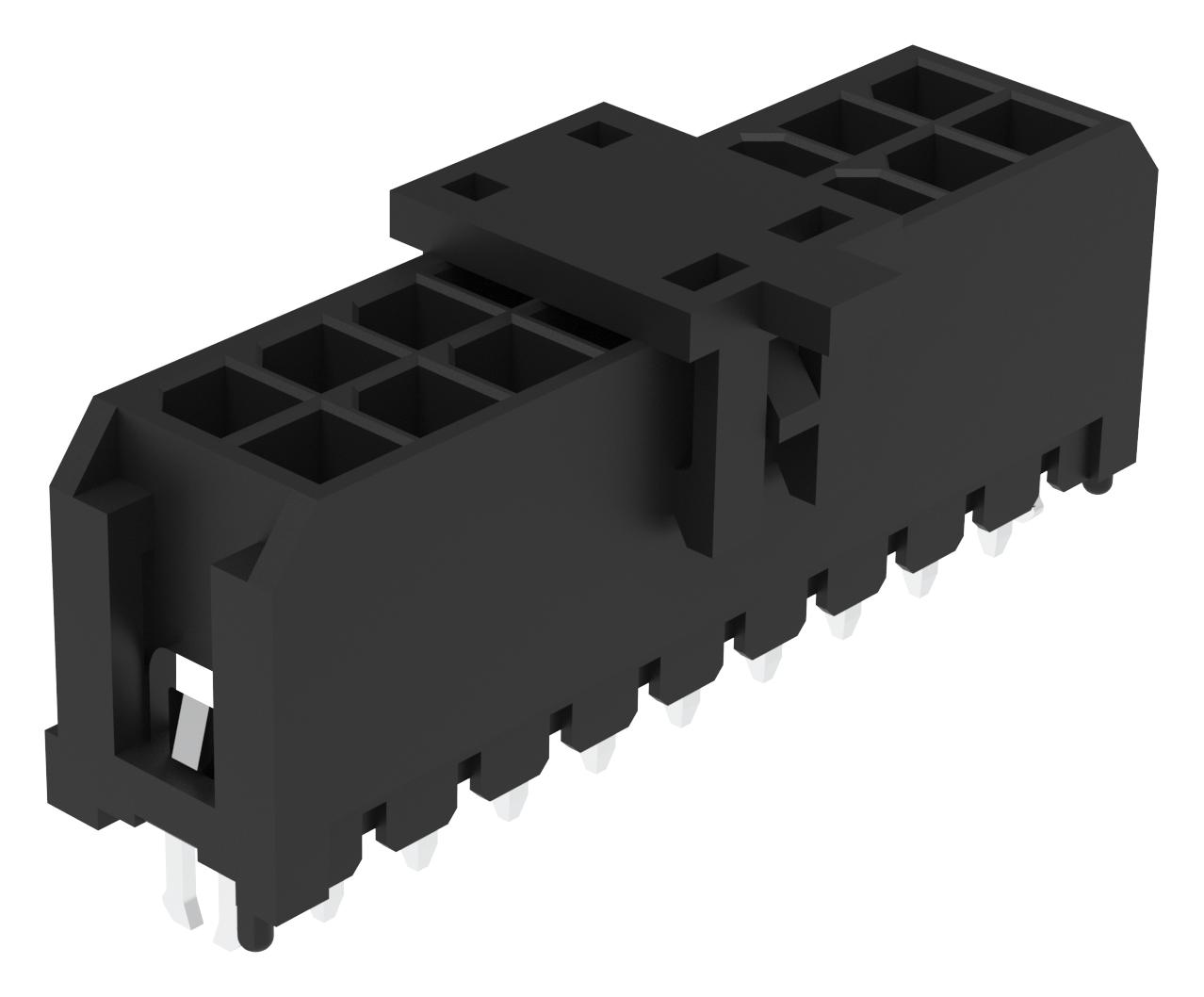 Amphenol Communications Solutions G88Mp181020Creu Connector, Header, 18Pos, 2Row, 3mm, Tht