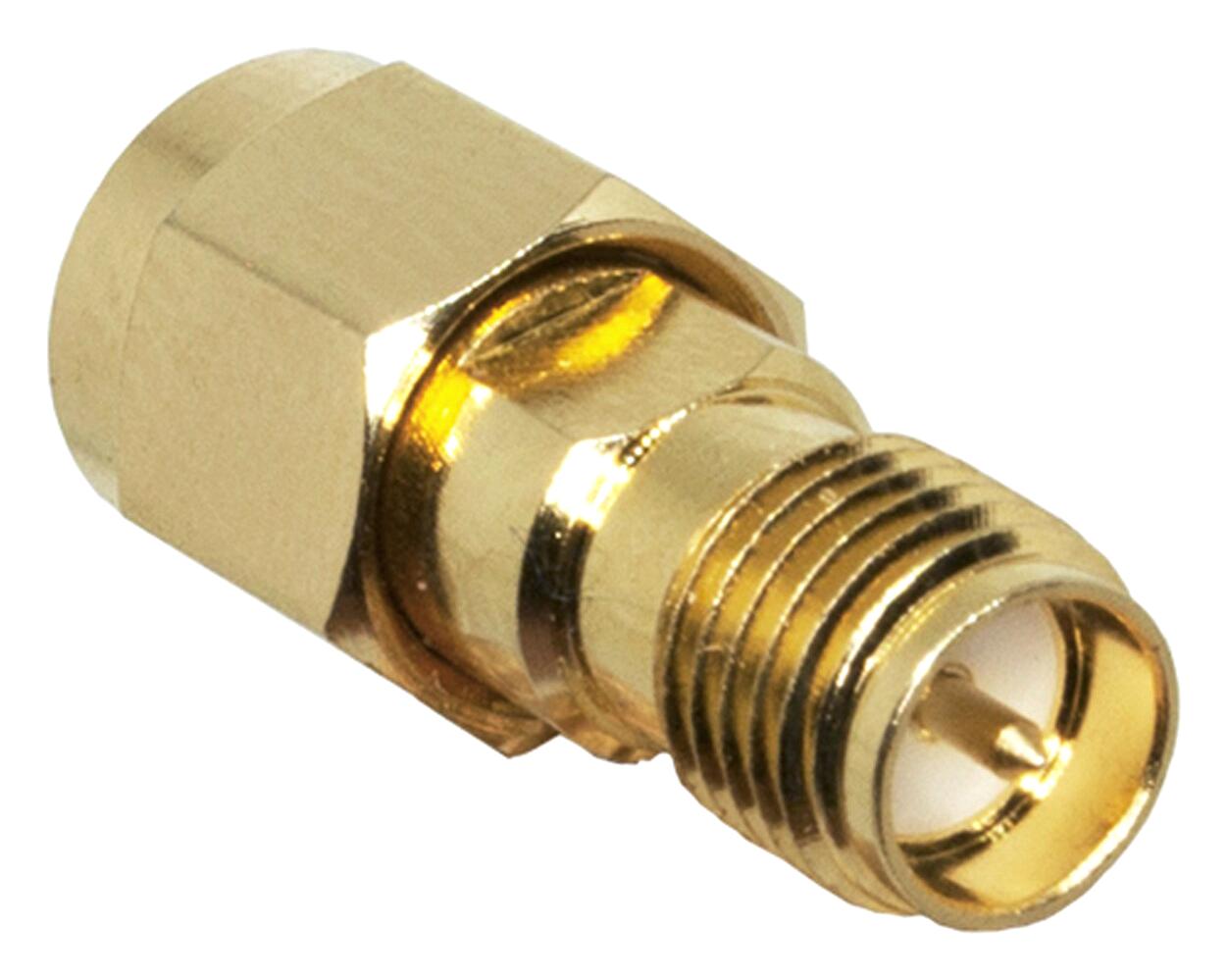 Linx Te Connectivity Adp-Smam-Rpsf-G Rf Adapter, Sma Plug-Sma Rp Jack, 50 Ohm