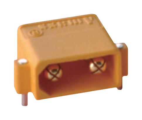 Multicomp Pro Mp011756 Rect Pwr Connector, R/a Plug, 2Pos, Pcb