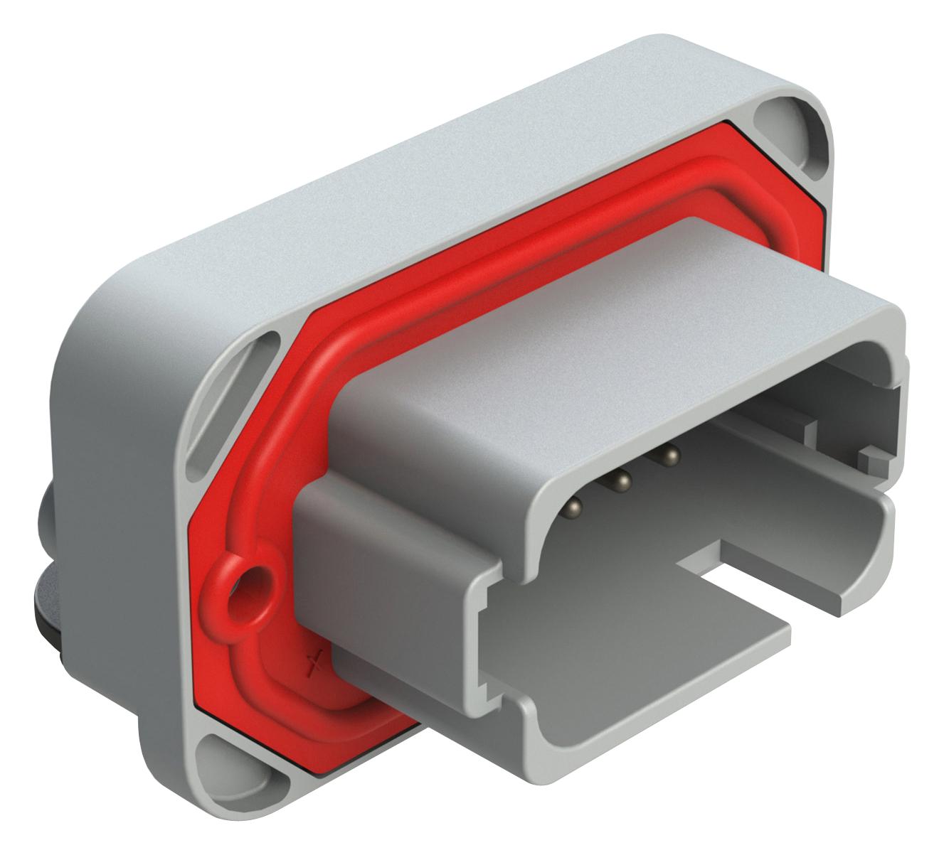 Amphenol Sine/tuchel At13-18Pa-Bm03Gy Automotive Connector, R/a Rcpt, 18Pos, 13A