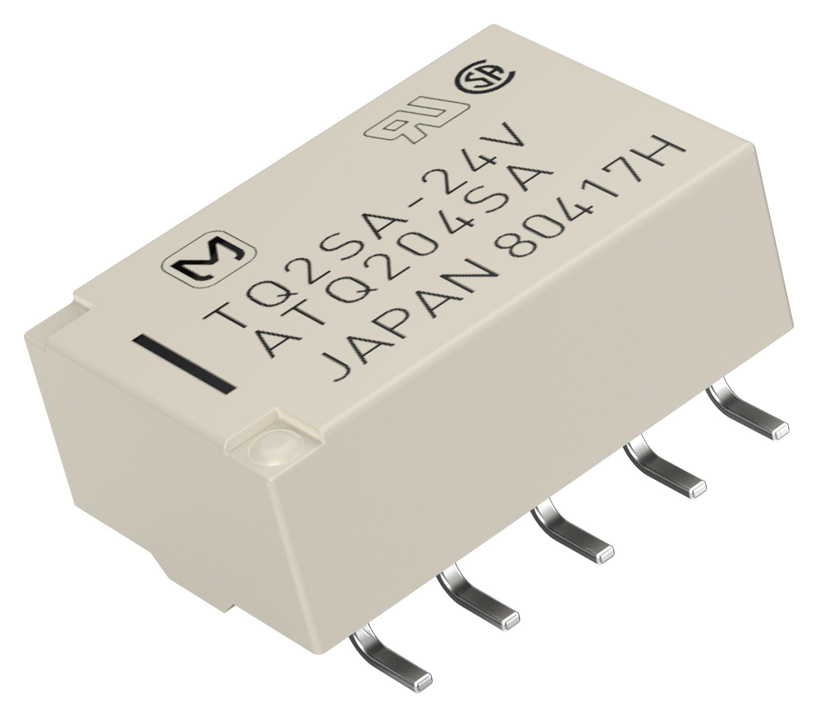 Panasonic Tq2Sa-L2-3V-Z Signal Relay, Dpdt, 3Vdc, 2A, Smd