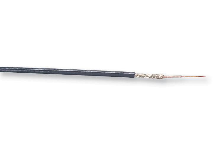 Pro Power Rg174/au Cable, Coax, Per M, Black, Rg174A/u