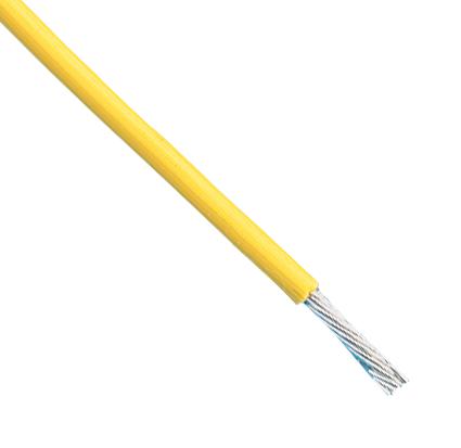 Carlisleit Hp24Sba.62100 Wire, Ptfe, A, Yellow, 7/0.2mm, 100M