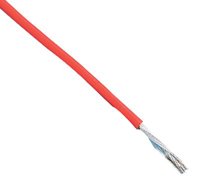 Carlisleit Hp26Sba.0925 Wire, Ptfe A, Red, 7/0.15mm, 25M