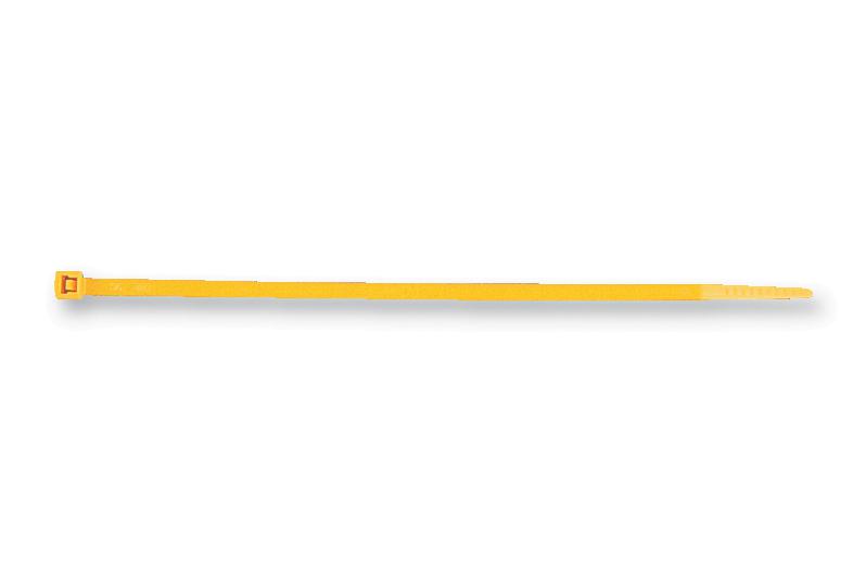 HellermannTyton 111-05428 Cable Tie, Yellow, 390X4.7mm, Pk100