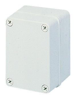 Fibox Pc D 65 G Enclosure Box, Polycarbonate, Ip67, Grey Lid