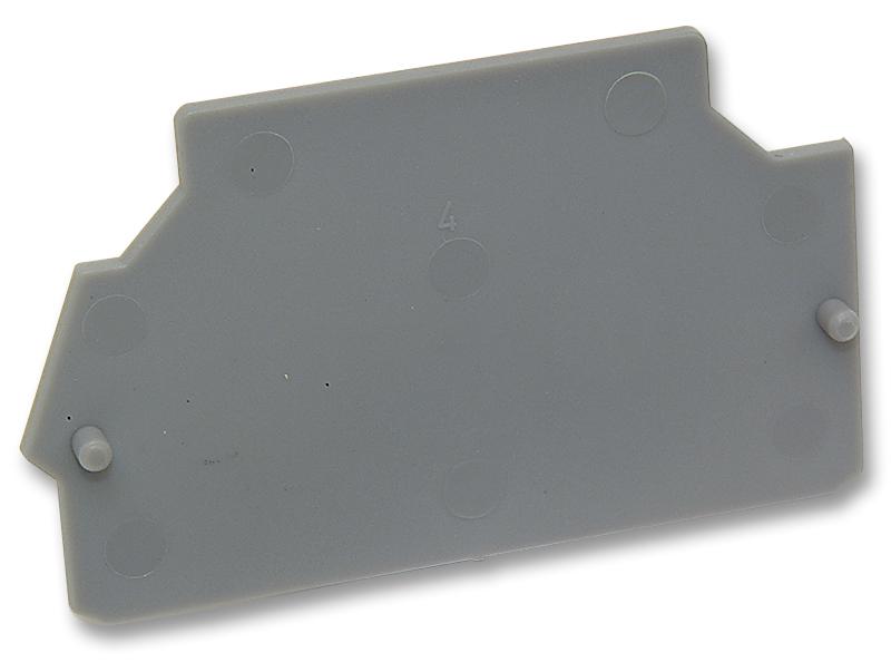 Entrelec TE Connectivity 011695115 Terminal Block End Plate, Polyamide