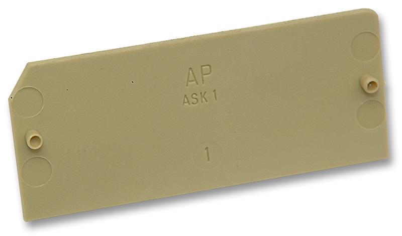 Weidmuller 038036 Ap Terminal Block End Plate, Pa66