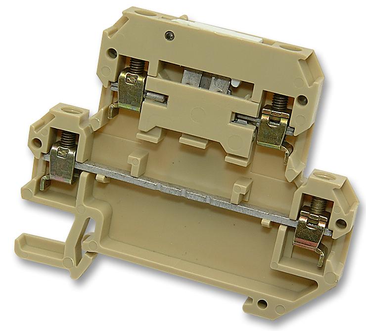 Weidmuller 068746 Dkt4/35 Terminal Block, Din Rail, 4Pos, 12Awg