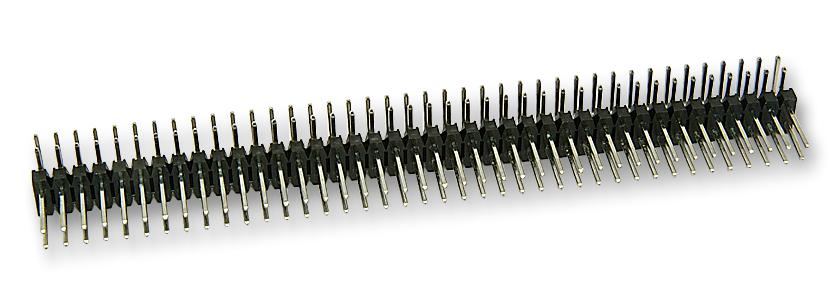 Amp Connectors / Te Connectivity 9-103324-0 Header, Right Angle, 2Row, 40+40Way