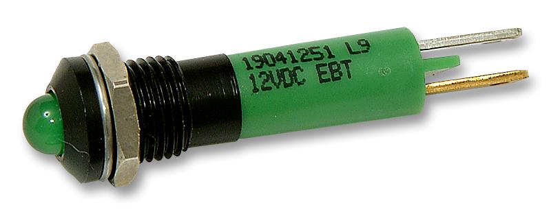 Cml Innovative Technologies 19041251 Led Indicator, 12V, Green