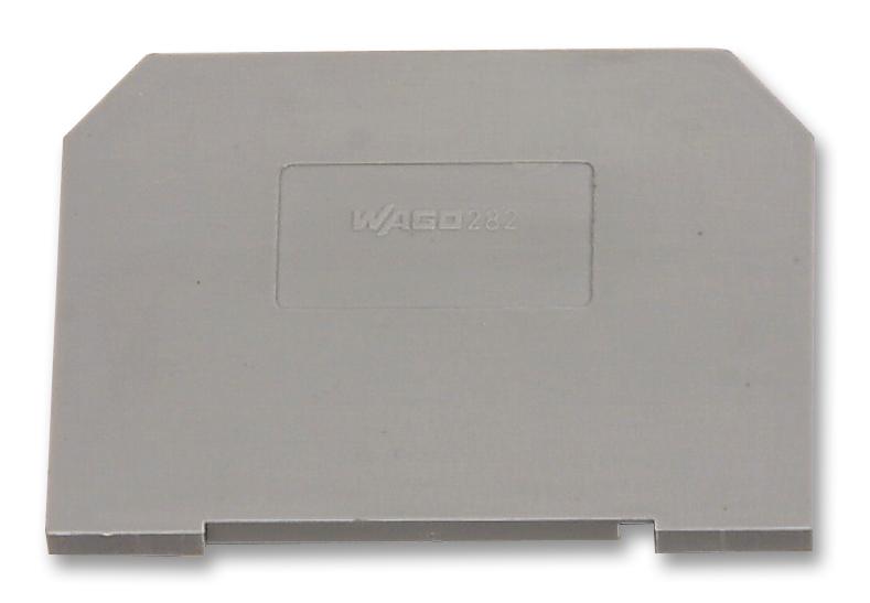 WAGO 282-311 End Plate, Grey