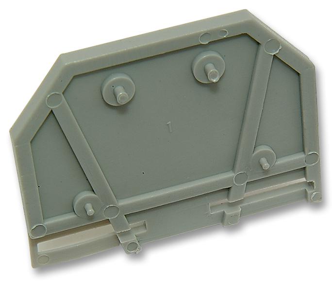 WAGO 282-301 End Plate, Grey, 4mm Wide