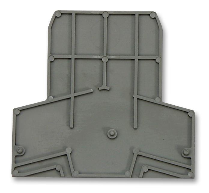 WAGO 281-311. End & Intermediate Plate, Grey