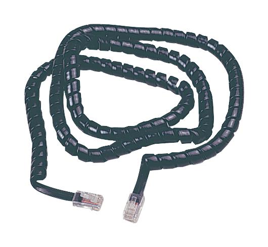 Tuk Cpj Plug To Plug Coiled Lead, 6P6C, 3.05M