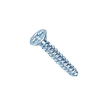 TR Fastenings N40.250 Krstabz100- Screw, Pozi, Csk, Steel, #4X1/4, Pk100