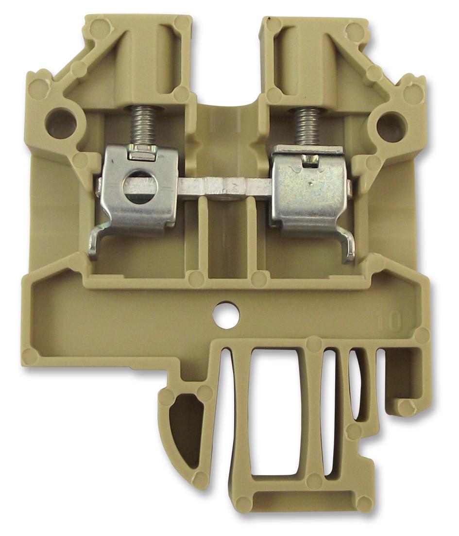 Weidmuller 027966 Sak 2.5 Terminal Block, Din Rail, 2Pos, 10Awg