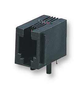 Amphenol Communications Solutions 68898-002 Socket, R/a 6Way 4 Wire