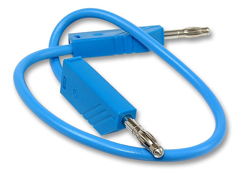 Hirschmann Test And Measurement 934063102 Test Lead, Blue, 1M, 60V, 32A