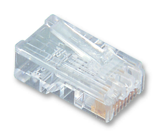 Amp Connectors / Te Connectivity 5-554169-3 Modular, Plug, Idc, Rj45, 8P8C, Pk10