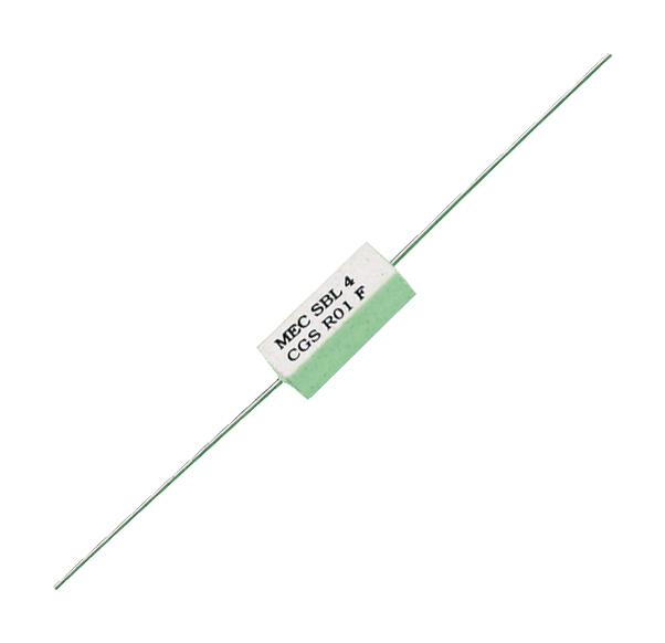 CGS TE Connectivity Sbl4R022J Res, 0R022, 5%, 4W, Axial, Wirewound