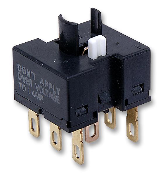 Omron A16-2 Socket, Switch, Dpdt, Solder