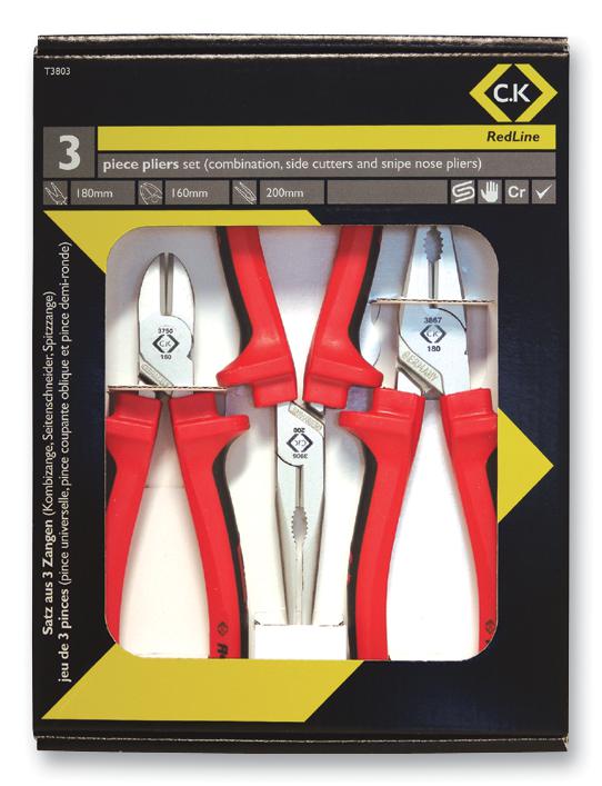 Ck Tools T3803 Plier Set, 3Pc