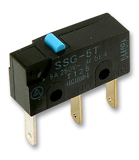 Omron Electronic Components Ssg-5P Microswitch, V4, Pcb, Plunger