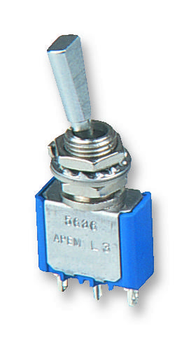 APEM 5638A-9 Switch, Spdt, Ctr Off