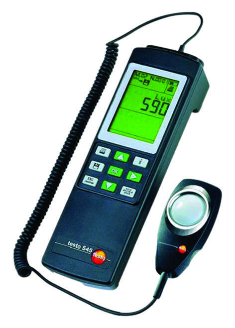 Testo 545 Lux Meter, 1000000Lx, Hand Held