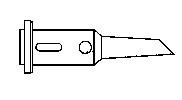 Portasol Sp.3.2S.f Chisel Tip, 3.2mm