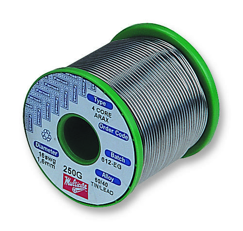 Multicore/loctite 629492 Solder Wire, Arax 1.63mm, 500G