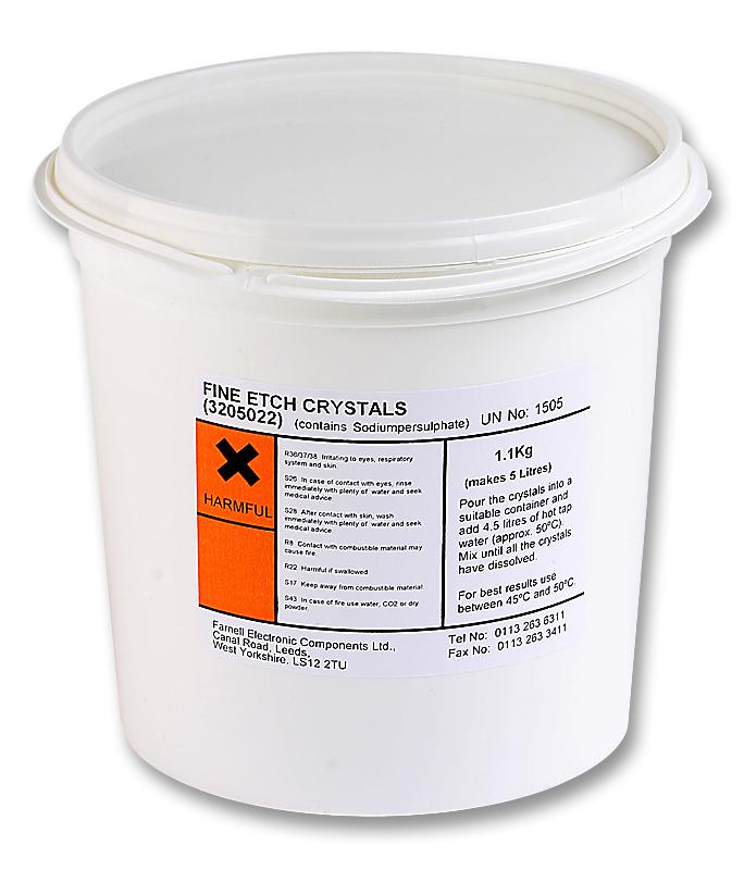 Mega 3205022 Fine Etch Crystals, 5L