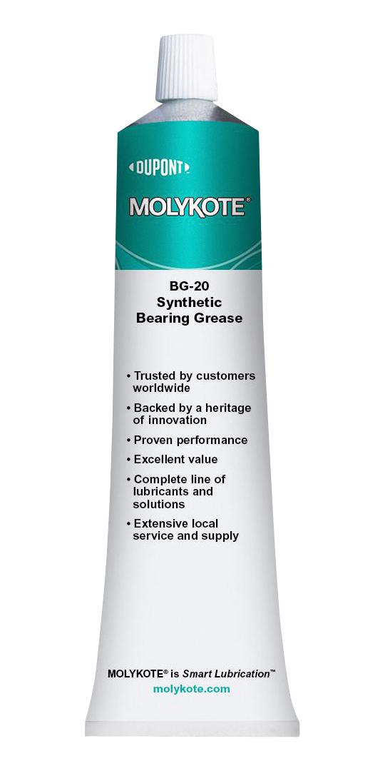 Molykote Molykote Bg-20, 1Kg Bg-20 Synthetic Bearing Grease, Can, 1Kg