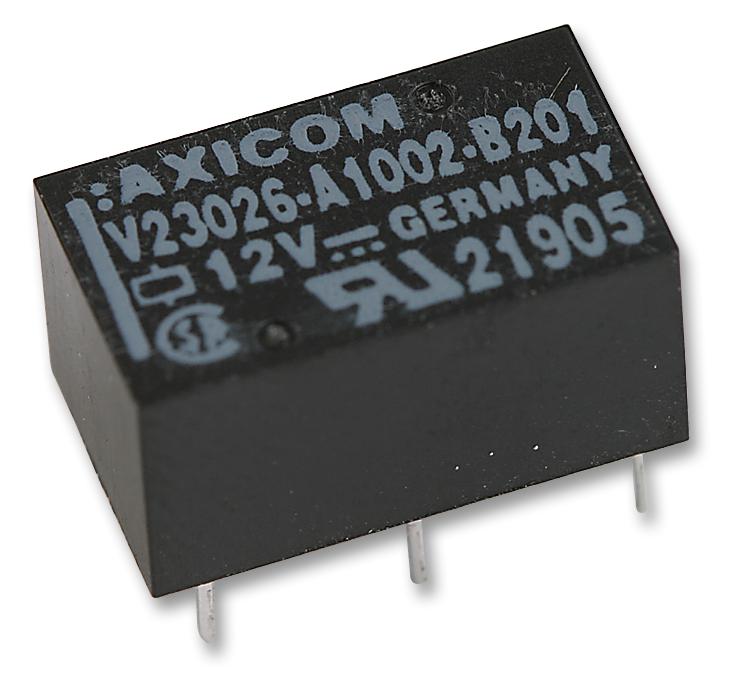 Axicom / Te Connectivity V23026A1004B201 Relay, Signal, Spdt, 150Vac, 125Vdc, 1A