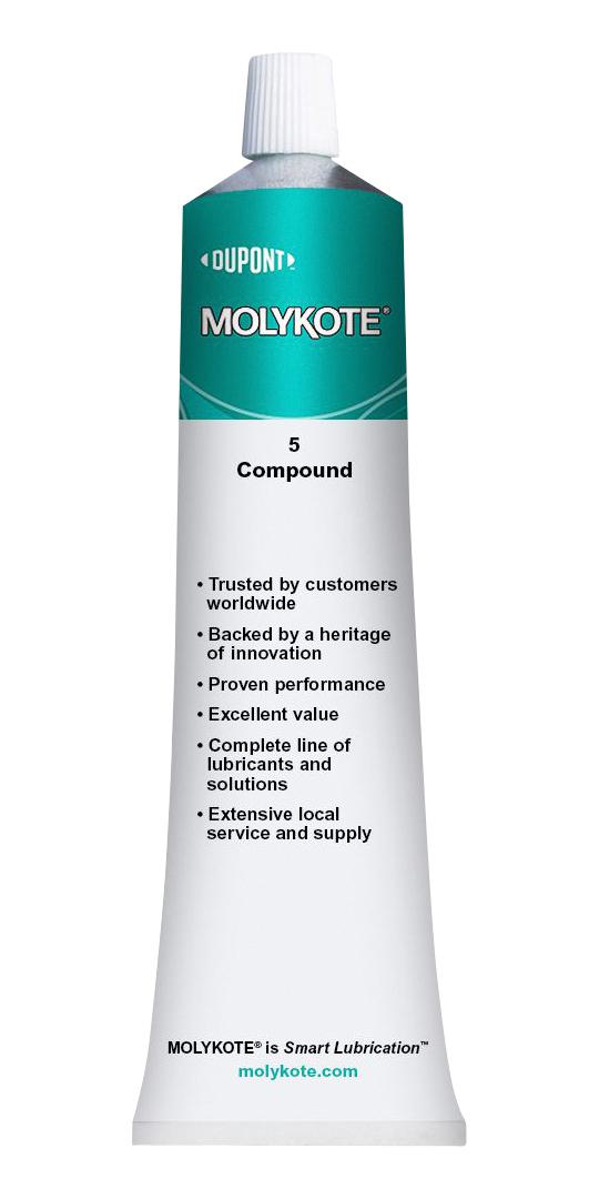 Molykote Molykote 5, 3.6Kg 5 Silicone Grease, Pail, 3.6Kg